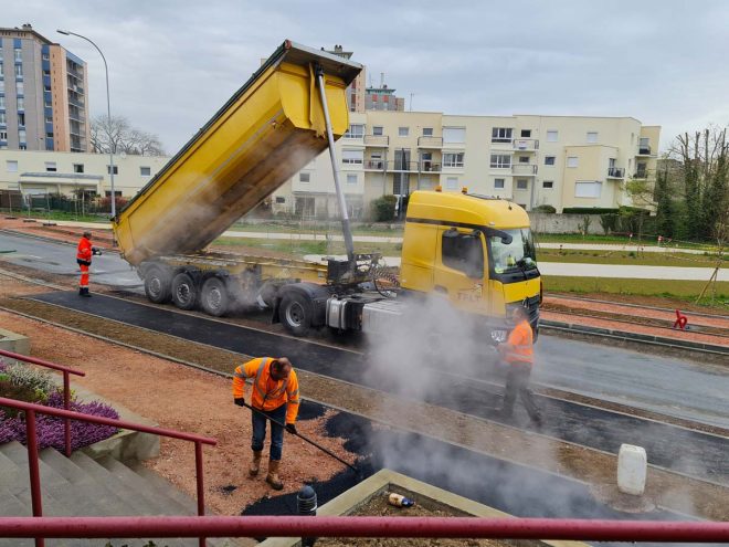 Travaux rue Charlotte Corday