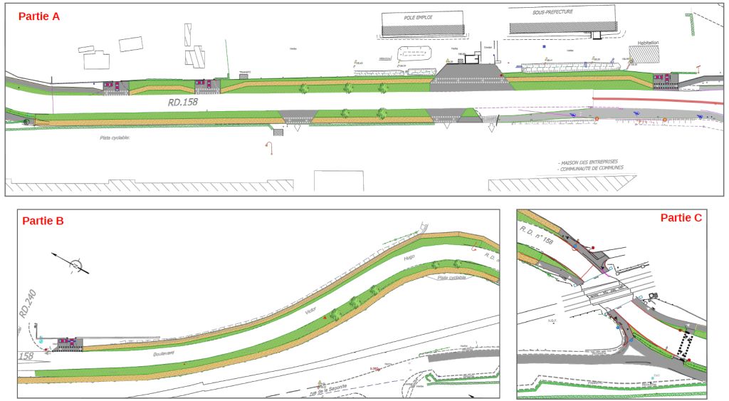 Travaux route de Sées - janvier 2023