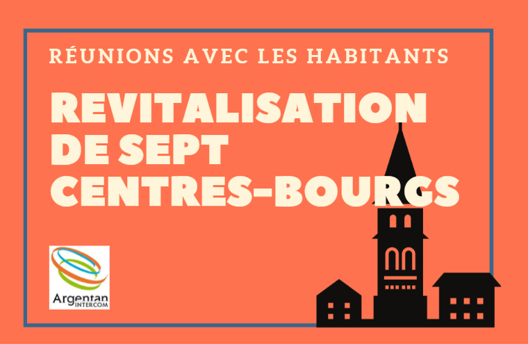 Revitalisation de sept centres-bourgs : des réunions avec les habitants en février