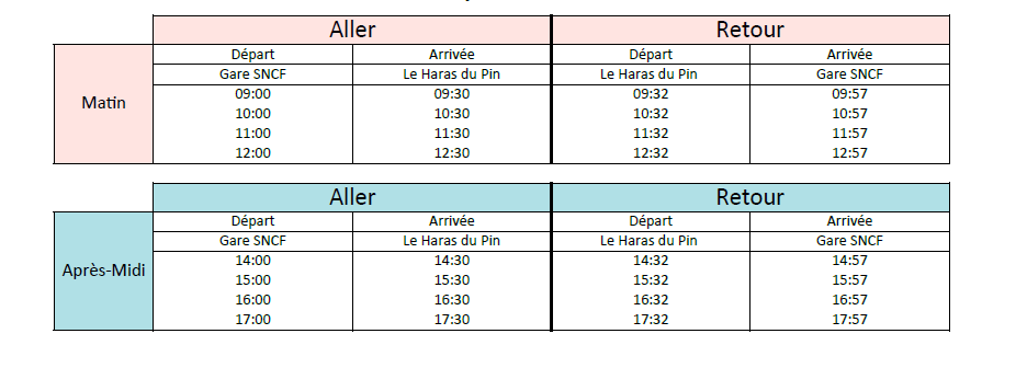 Navettes : Championnat du monde FEI d'Attelage 1 Cheval du 18 au 22 septembre