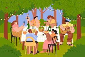 Barbecue à Fontaine-les-Bassets