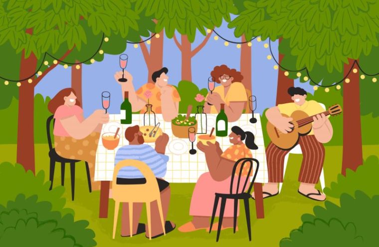Barbecue à Fontaine-les-Bassets