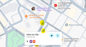 Les bus sur Google maps