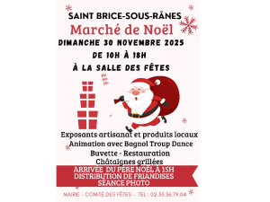 Marché de Noël Saint-Brice-sous-Rânes 6-8