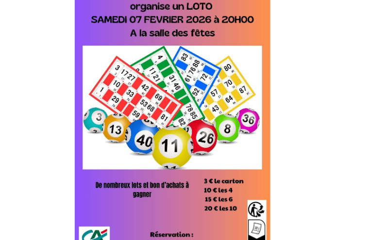 Super loto Tournai sur Dives fevrier 2026 6-8