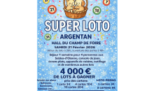 Affiche Super loto Argentan février 2026 6-8