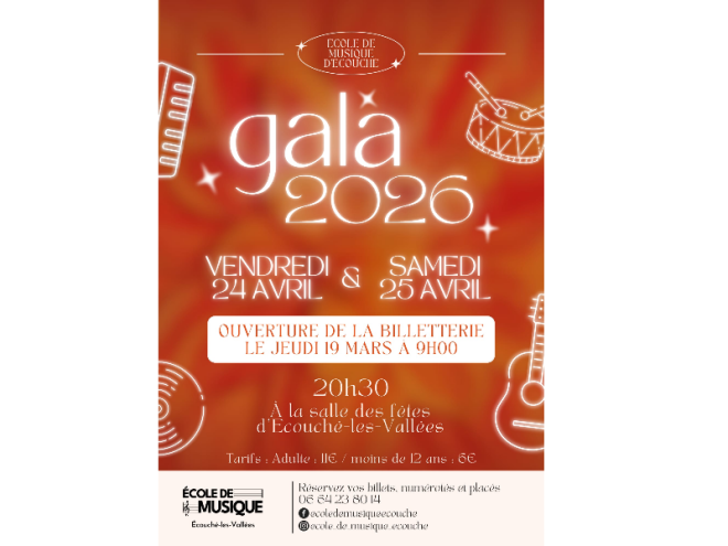 Gala Ecole de musique Ecouche 2026 - 6-8