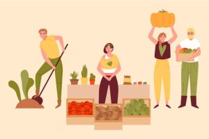 Marché bio à Argentan