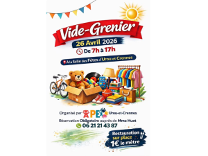 Vide-grenier APE Urou-et-Crennes 6-8