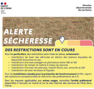 Alerte sécheresse