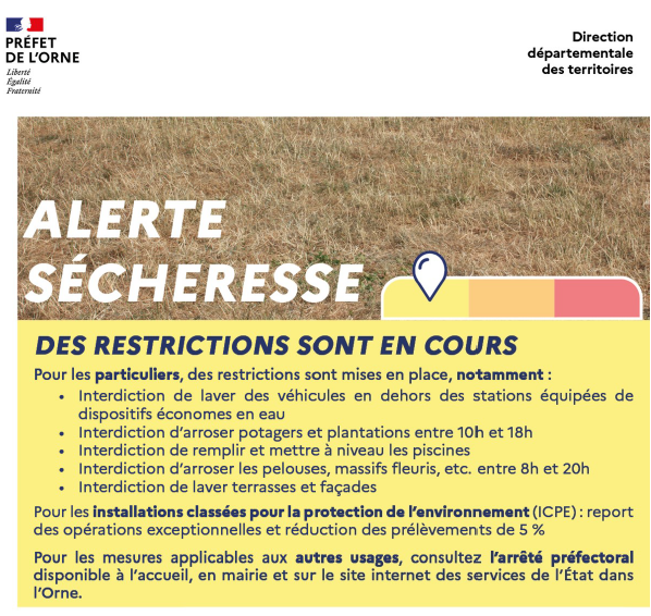 Alerte sécheresse