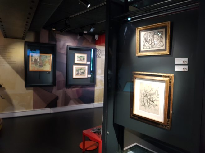 vue intérieure de l'exposition