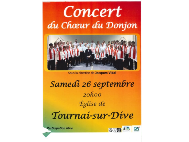 Chorale Tournai sur Dive - septembre 2026 6-8