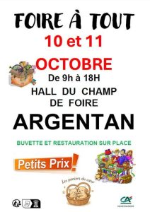 Foire à tout des Paniers du coeur foire à tout à Argentan