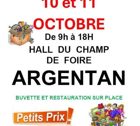 Foire à tout des Paniers du coeur foire à tout à Argentan