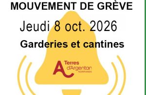 Info mouvement de grève du jeudi 8 octobre 2026 ?